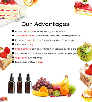 High Quality Food Flavour Fresh Fruit Flavor for Beverage Vanilla Flavor for Beverage Making Strong Flavor and Fragrance
